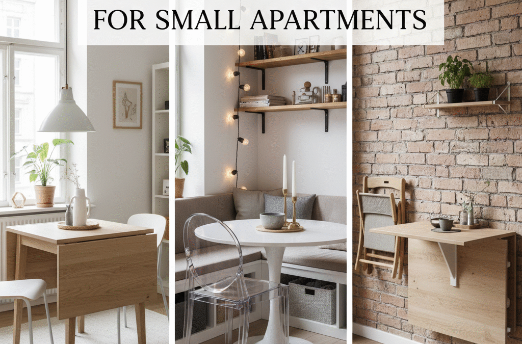 Ideal Dining Table Space-Saving Tips for Small Apartments