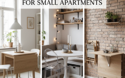 Ideal Dining Table Space-Saving Tips for Small Apartments