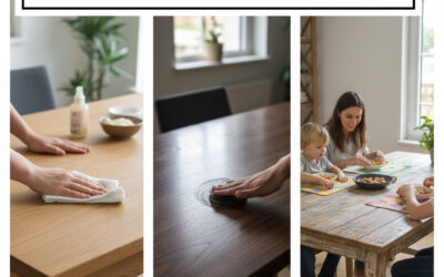 How to Maintain Wooden Dining Tables: Cleaning Tips and Scratch Protection