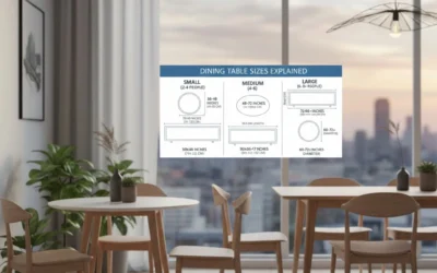 Dining Table Sizes Explained