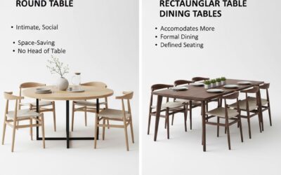 Round Vs Rectangular Dining Tables