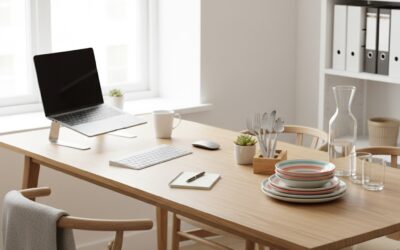Simple Tips to Convert Your Dining Table into a Work-from-Home Desk