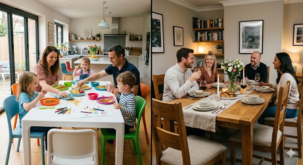 Plastic vs. Wooden Dining Table – Which One Deserves a Seat at Your Home?