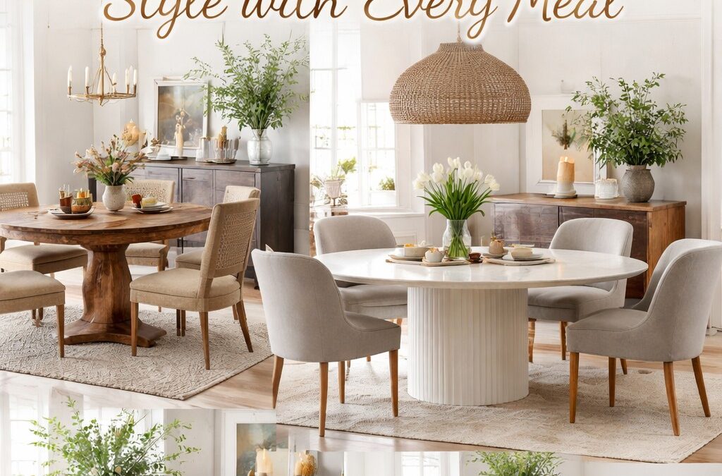 Different Types of Dining Tables: Find theOne That Serves Style with Every Meal